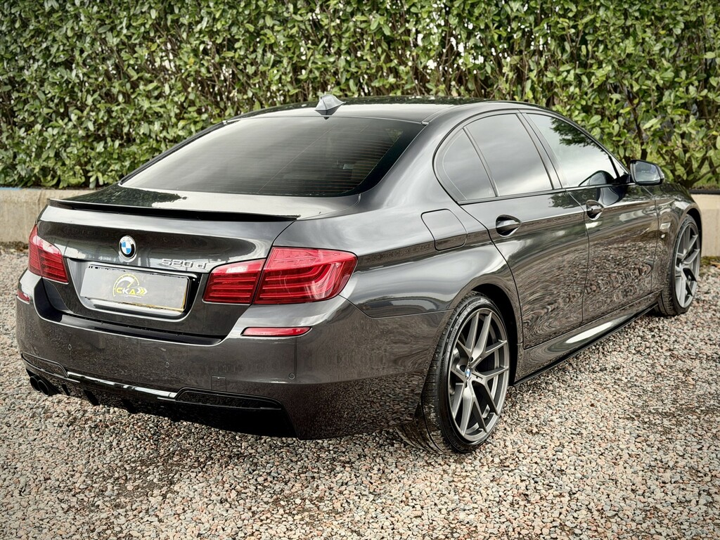 BMW 5 Series 2.0 520D M Sport Saloon 2014 Grey #5