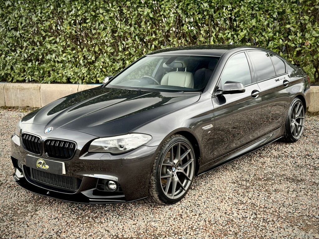 BMW 5 Series 2.0 520D M Sport Saloon 2014 Grey #4