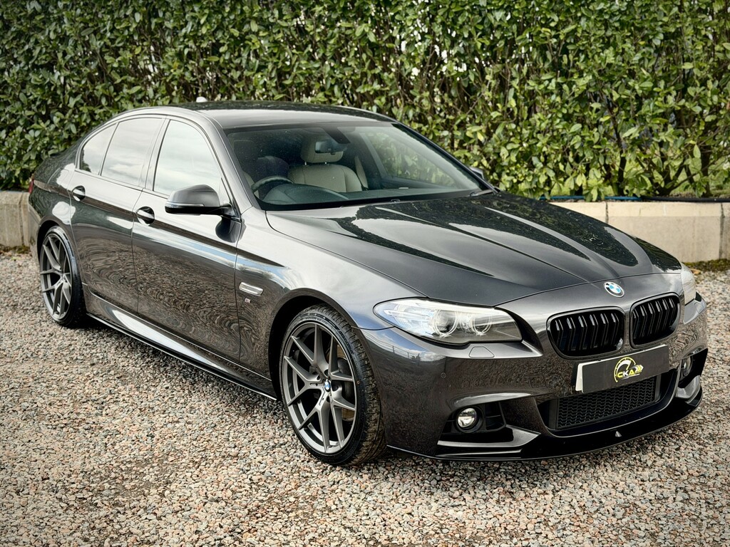BMW 5 Series 2.0 520D M Sport Saloon 2014 Grey #2