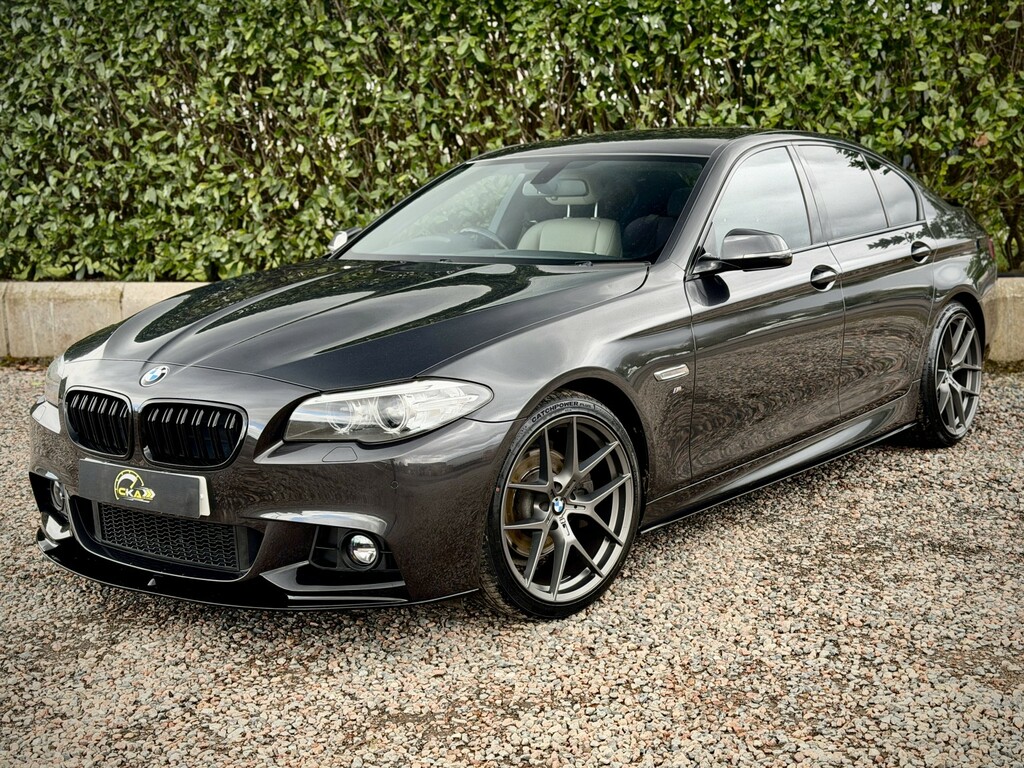 BMW 5 Series 2.0 520D M Sport Saloon 2014 Grey #3