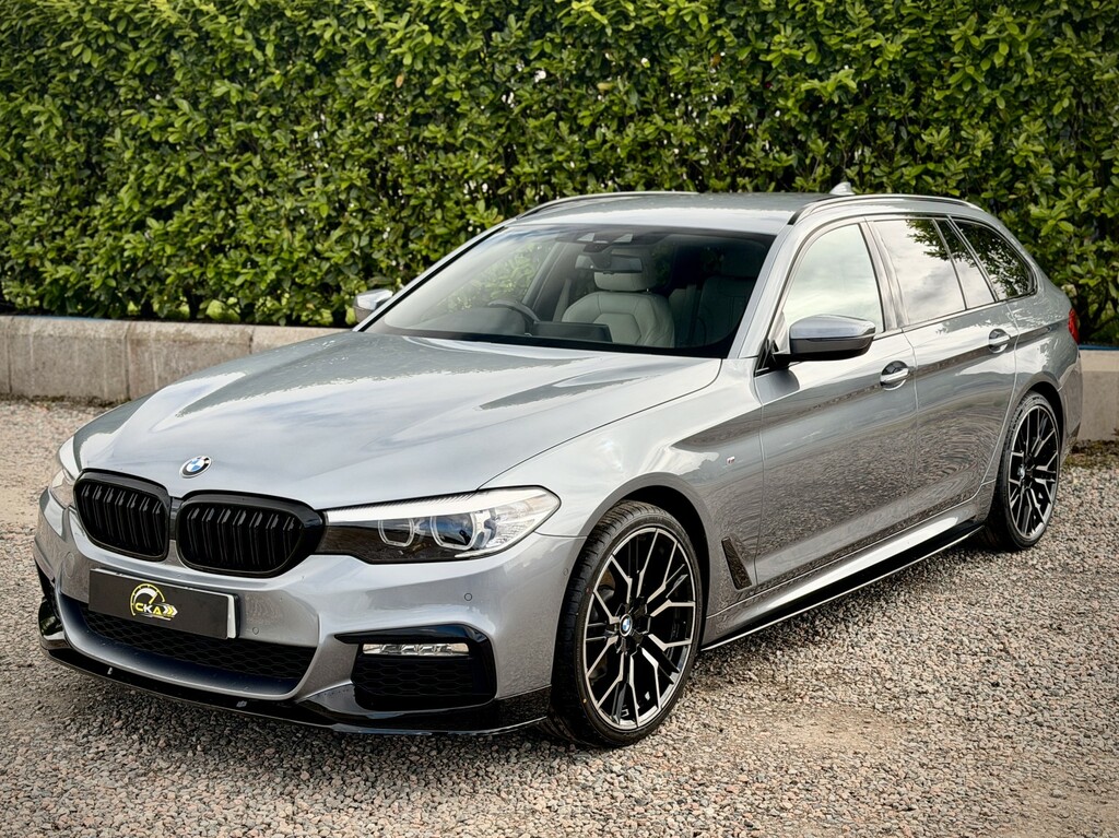 BMW 5 Series 520D M Sport 2017 XNZ2434 Blue #6