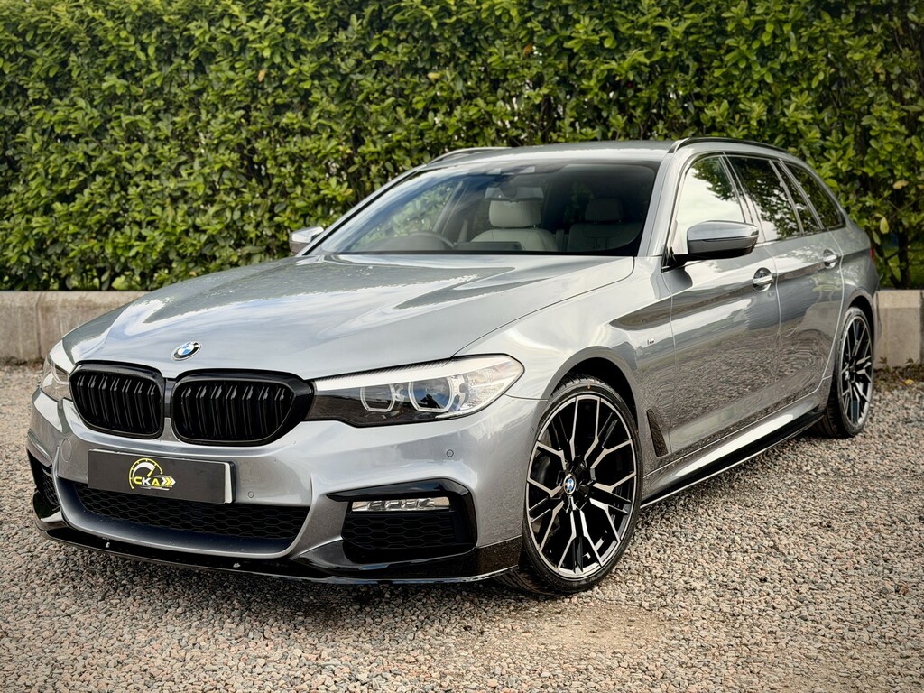 BMW 5 Series 520D M Sport 2017 XNZ2434 Blue #5
