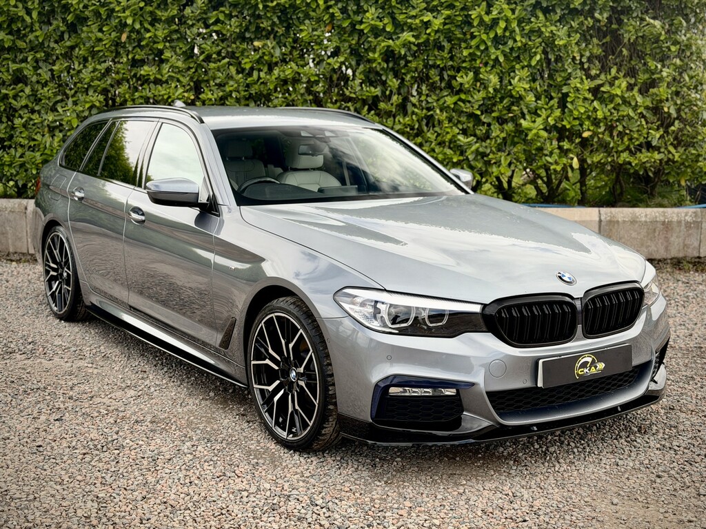 BMW 5 Series 520D M Sport 2017 XNZ2434 Blue #2