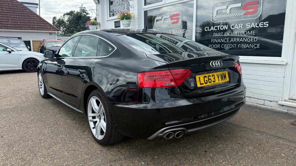 Audi A5 2.0 Tdi S Line Sportback Multitronic Euro 5 Ss Black #6