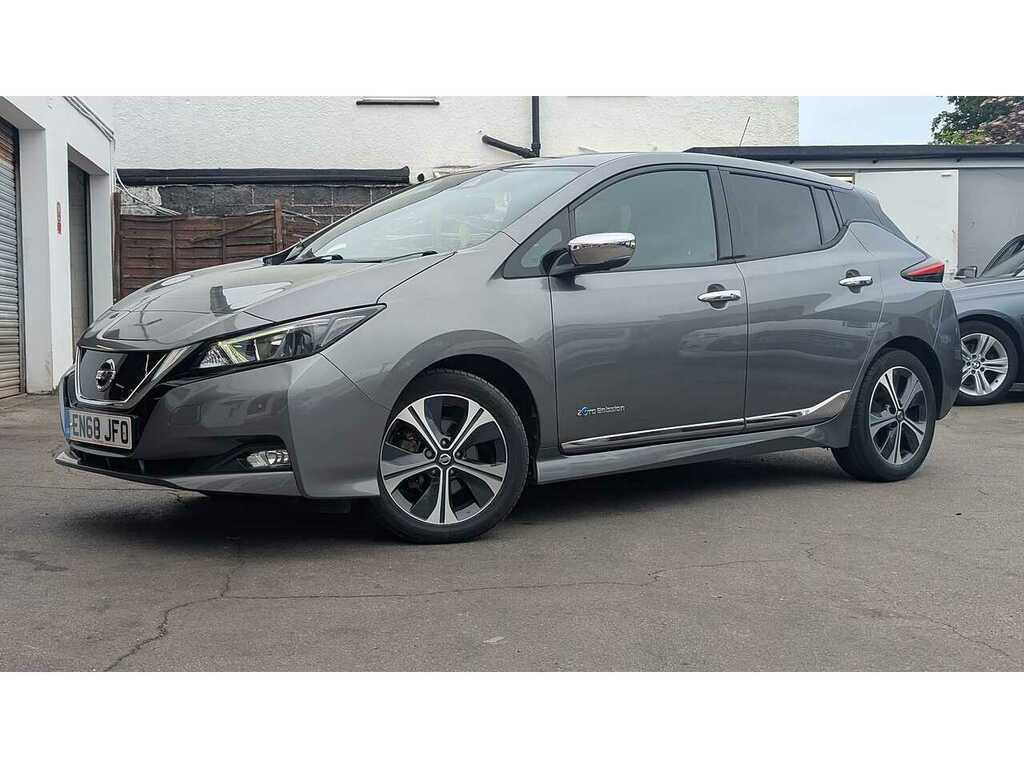 Nissan Leaf 40Kwh N-connecta Hatchback 150 EN68JFO Grey #3
