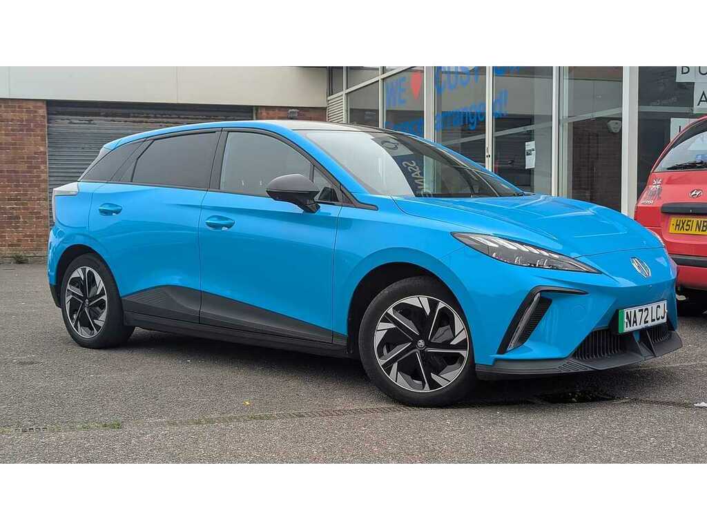 MG MG4 64Kwh Trophy Long Range Hatchback Aut Blue