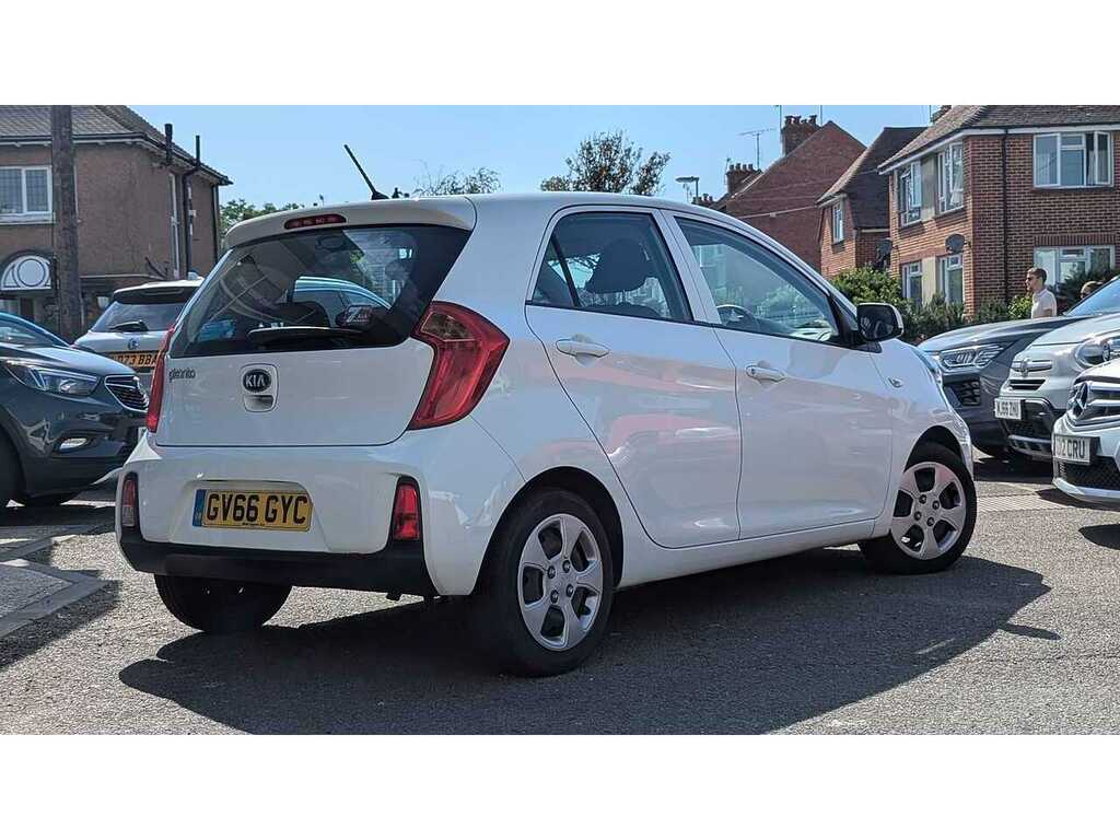 Kia Picanto 1.0 1 Air Hatchback Euro 6 65 B White #4