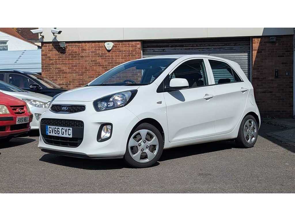 Kia Picanto 1.0 1 Air Hatchback Euro 6 65 B White #3