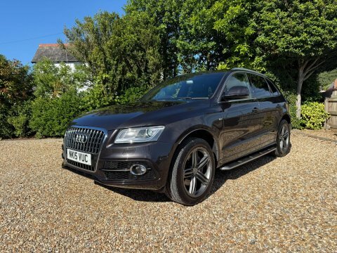 Audi Q5 2.0 Tdi S Line Plus Quattro Euro 6 Ss Black #1
