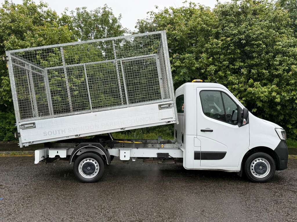 Renault Master Ml35 Business Dci Caged Alloy Tipper White #4