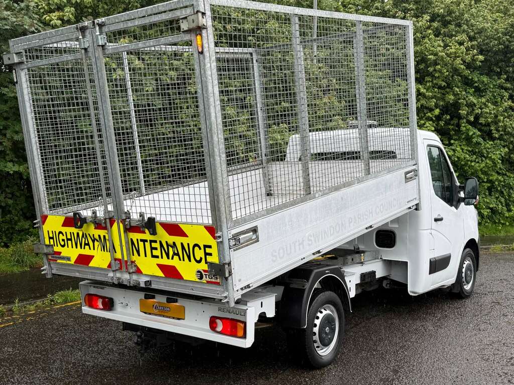 Renault Master Ml35 Business Dci Caged Alloy Tipper White #2