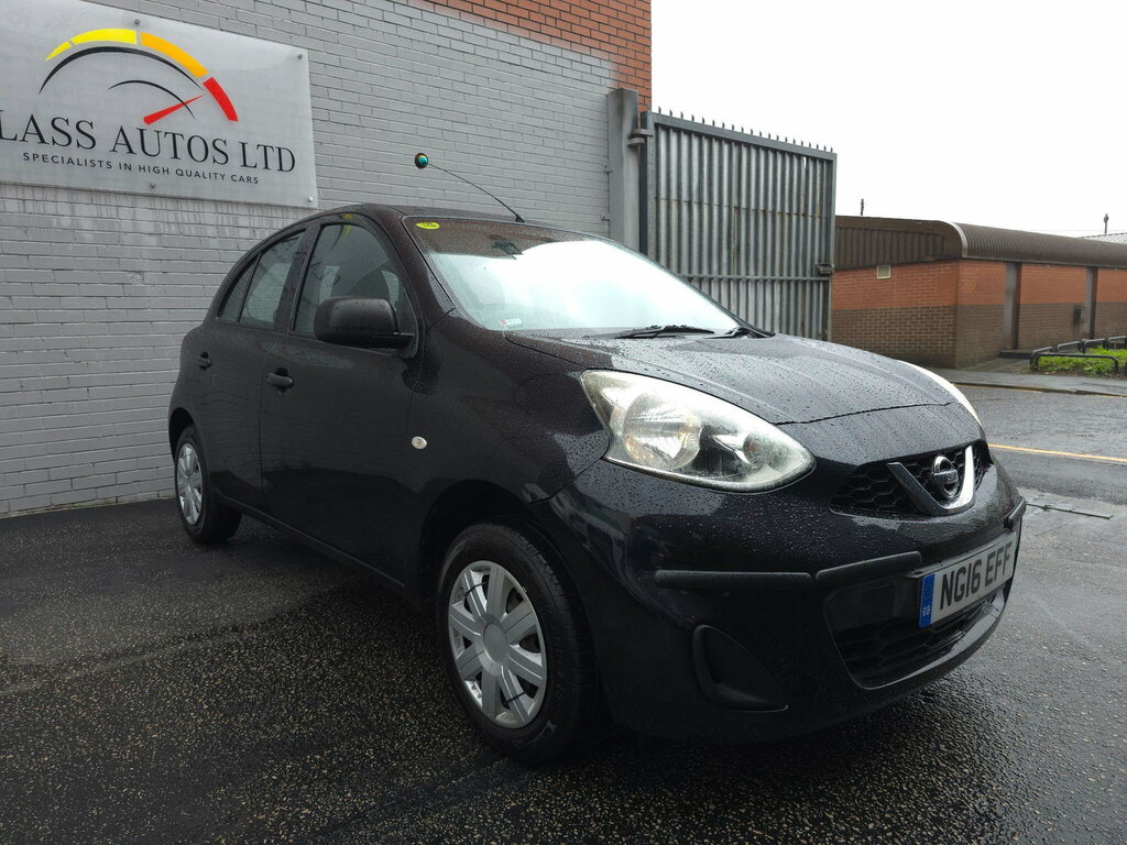 Nissan Micra 1.2 Visia Limited Edition Cvt Euro 6 NG16EFF Black #2