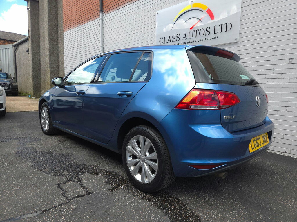 Volkswagen Golf 1.6 Tdi Bluemotion Tech Se Dsg Euro 5 Ss LG63JNX Blue #4