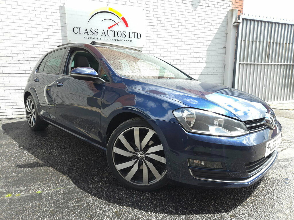 Volkswagen Golf 1.6 Tdi Bluemotion Tech Gt Edition Dsg Euro 6 Ss Blue