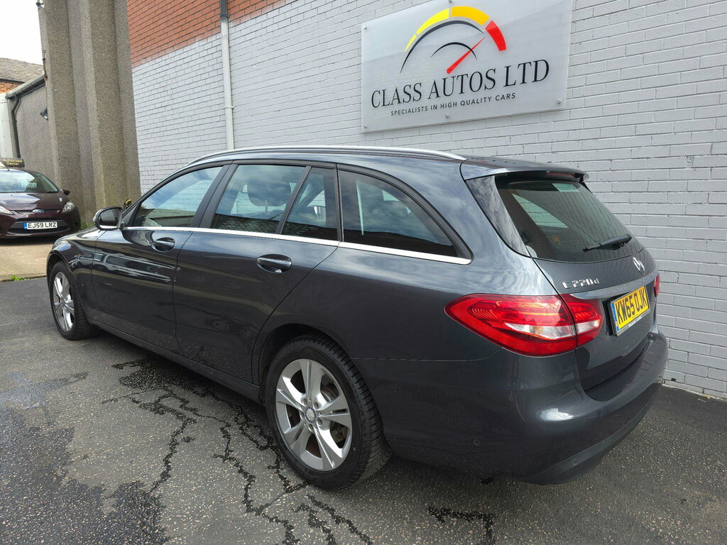 Mercedes-Benz C Class 2.1 C220d Se 7G-tronic Euro 6 Ss KW65OJK Grey #5
