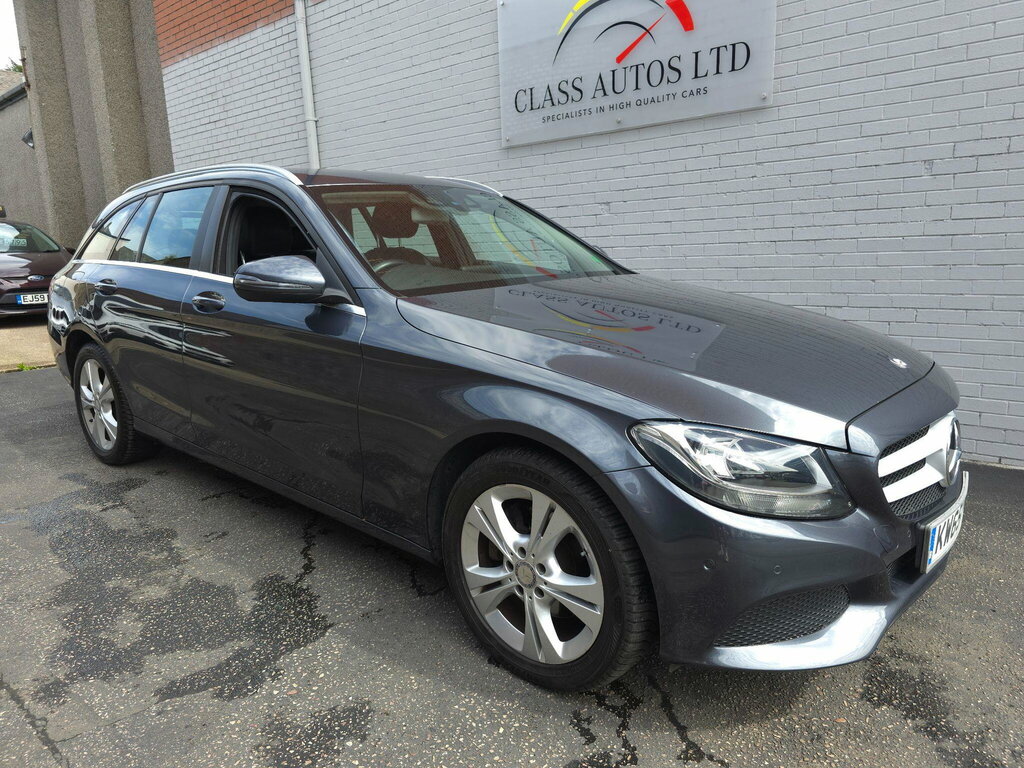 Mercedes-Benz C Class 2.1 C220d Se 7G-tronic Euro 6 Ss KW65OJK Grey #2