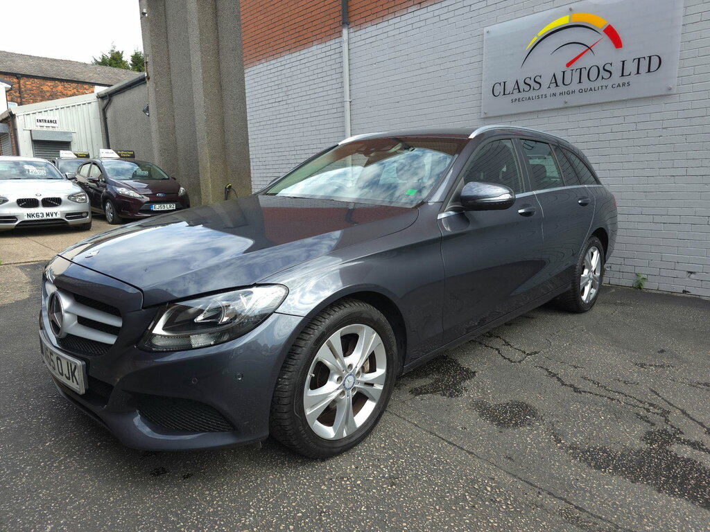 Mercedes-Benz C Class 2.1 C220d Se 7G-tronic Euro 6 Ss KW65OJK Grey #4