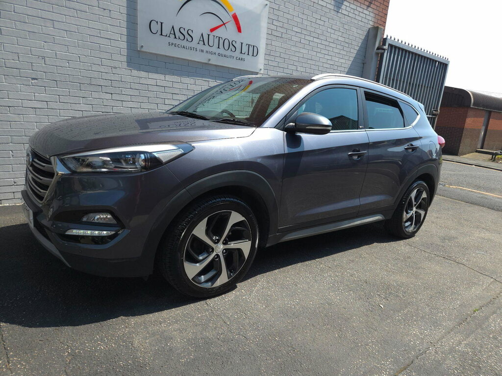 Hyundai Tucson 1.7 Crdi Blue Drive Sport Edition Dct Euro 6 Ss RE67YNL Grey #3