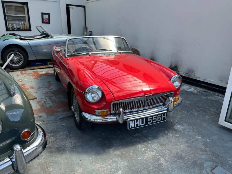 MG MGB B Convertible WHU556H Red #6