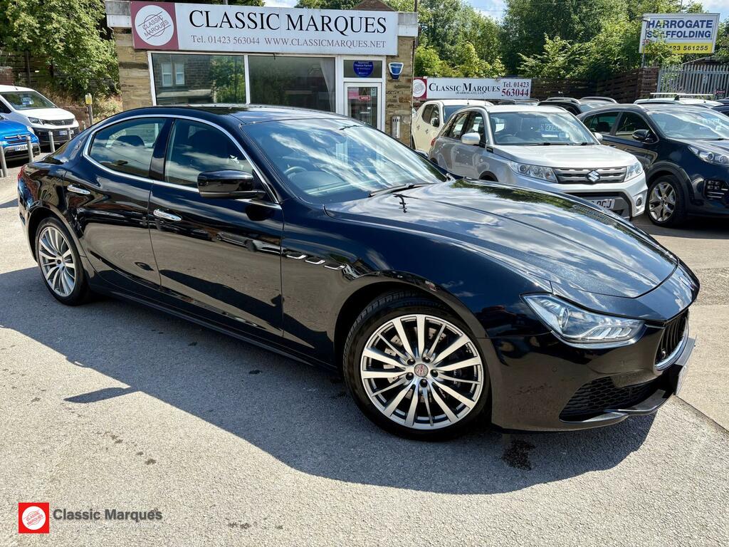 Maserati Ghibli 3.0D V6 Saloon Zf Euro 5 Ss 275 Ps Black