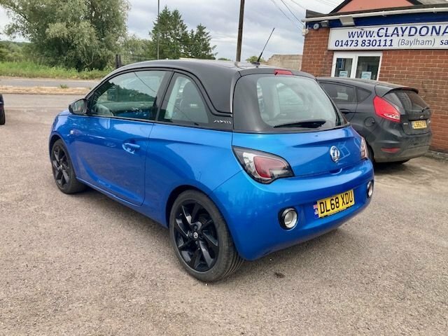Vauxhall Adam 1.2I Energised Hatchback Euro 6 DL68XDU Blue #4