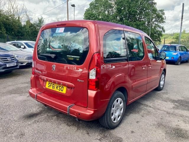 Peugeot Partner Tepee 1.6 Hdi Tepee S Mpv Wav 5 Seats Red #5
