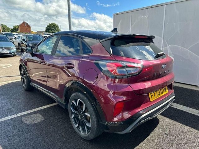 Ford Puma 1.0T Ecoboost Mhev Vivid Ruby Edition Suv Petr FT73OTW Red #2