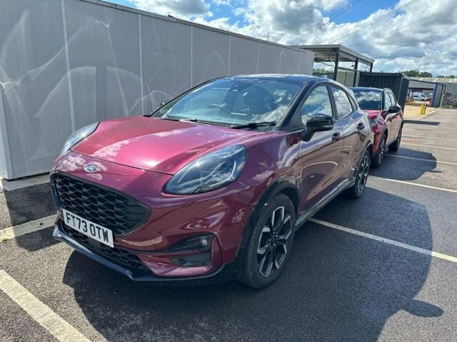 Ford Puma 1.0T Ecoboost Mhev Vivid Ruby Edition Suv Petr FT73OTW Red #3