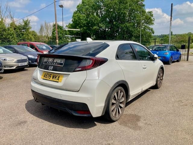 Honda Civic 1.8 I-vtec Sr Hatchback Euro 6 White #3