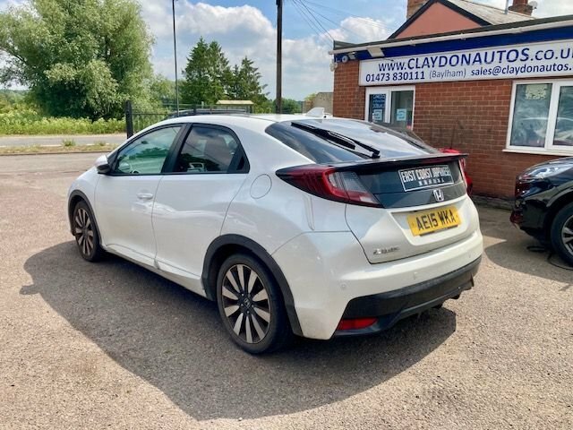 Honda Civic 1.8 I-vtec Sr Hatchback Euro 6 White #4