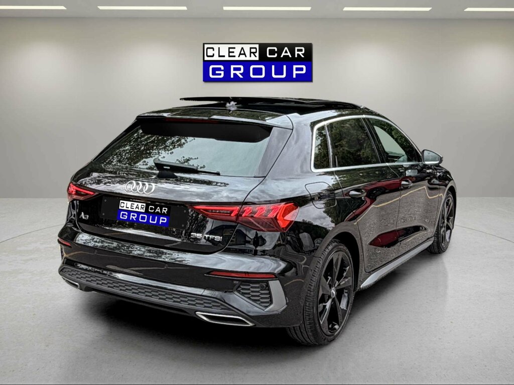 Audi A3 1.5 A3 Sportback 35 Tfsi S Line YK70ZZL Black #5