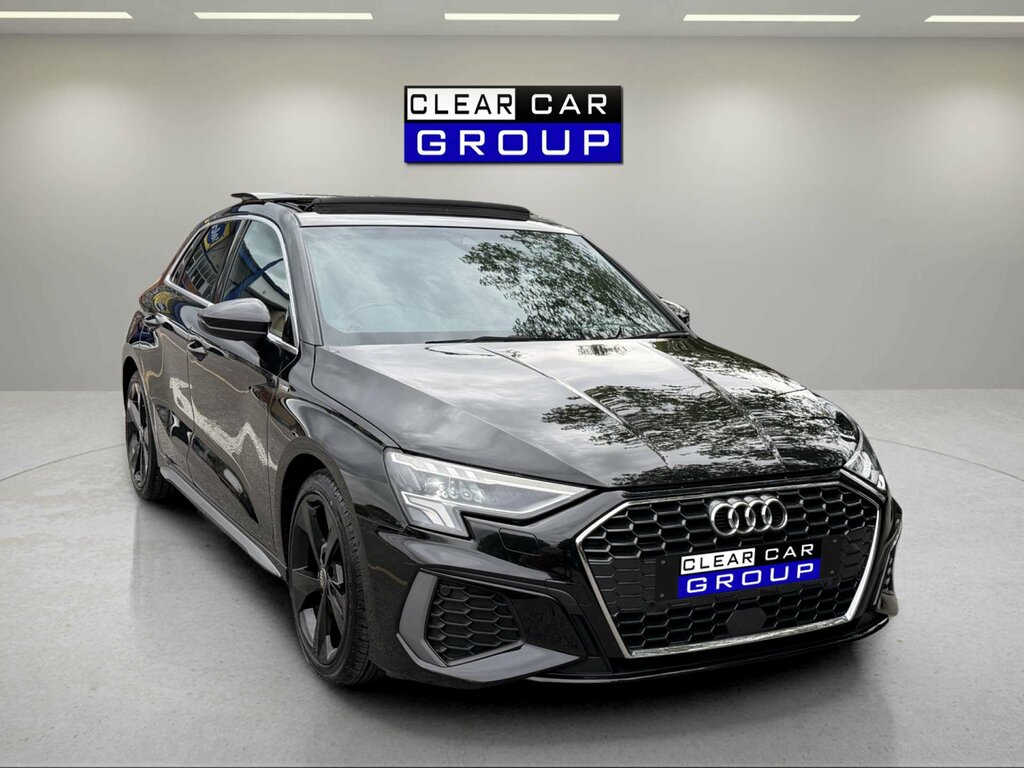 Audi A3 1.5 A3 Sportback 35 Tfsi S Line YK70ZZL Black #6
