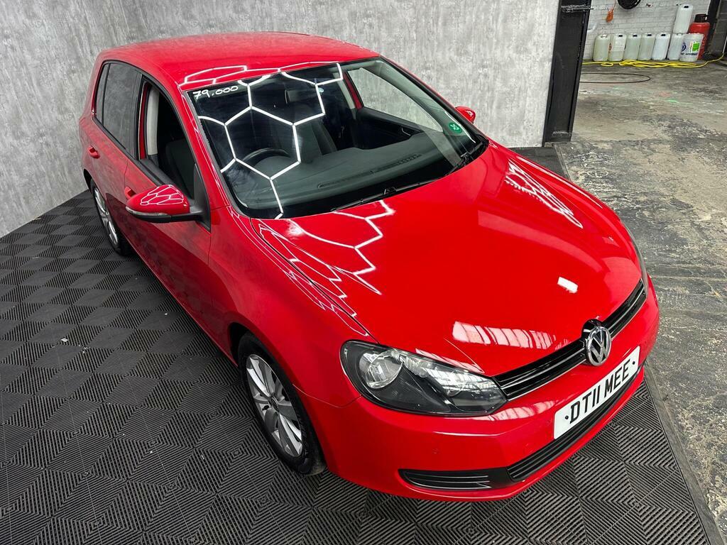 Volkswagen Golf 1.6 Tdi Match Dsg Euro 5 Red #6