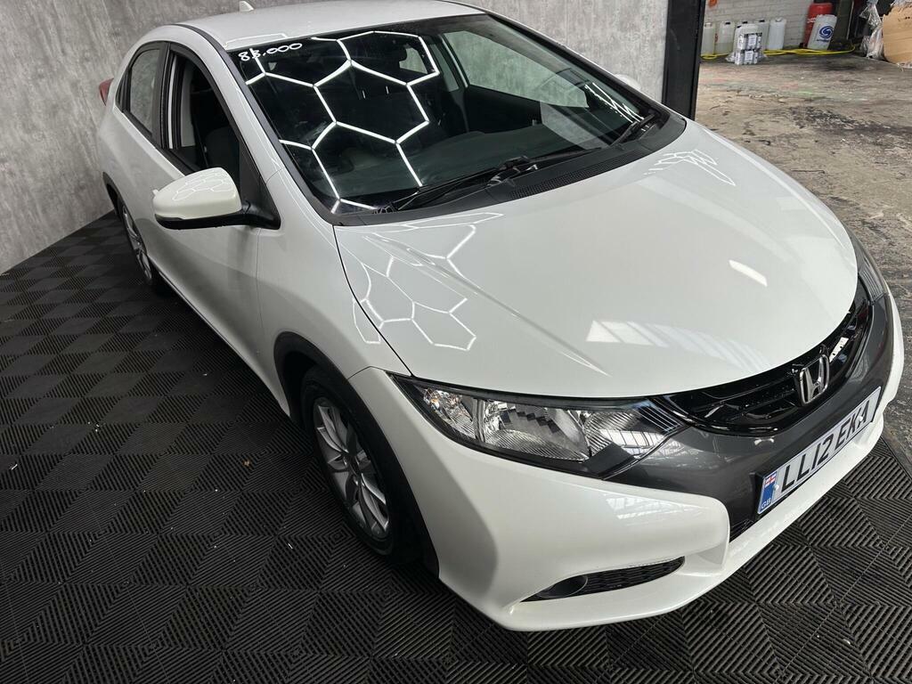 Honda Civic 1.8 I-vtec Es Euro 5 S S White #5