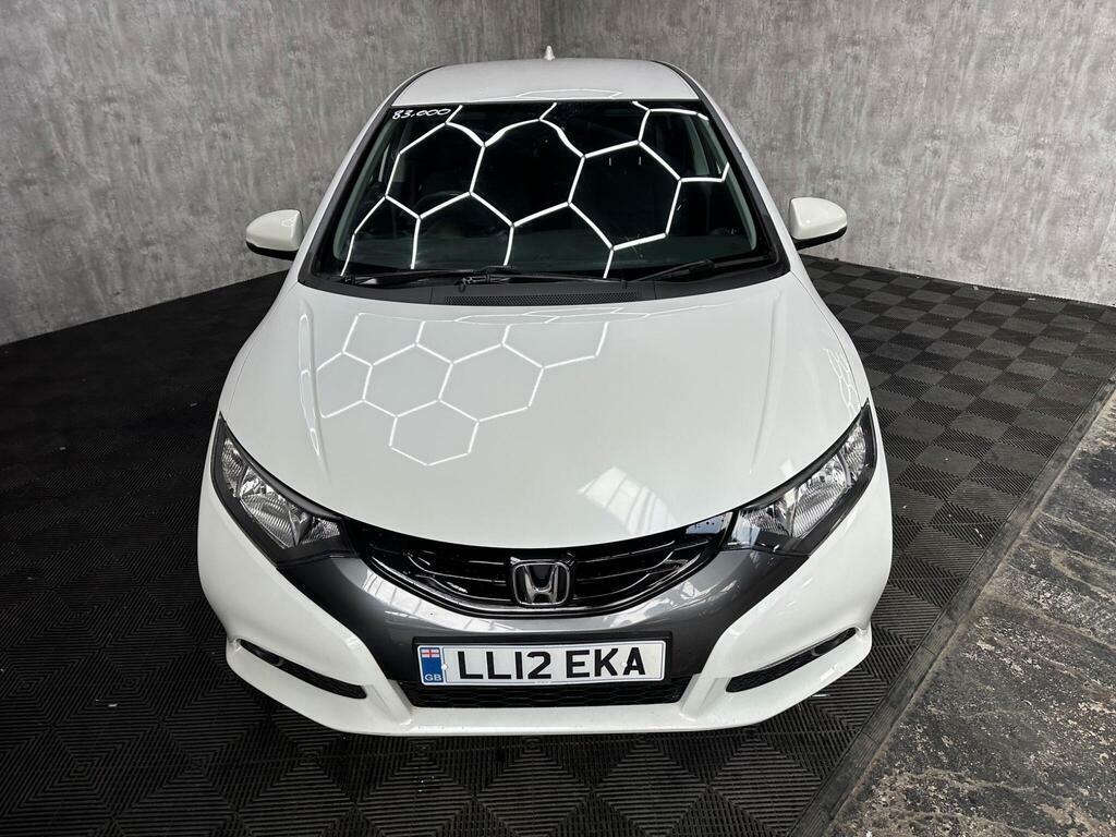 Honda Civic 1.8 I-vtec Es Euro 5 S S White #4