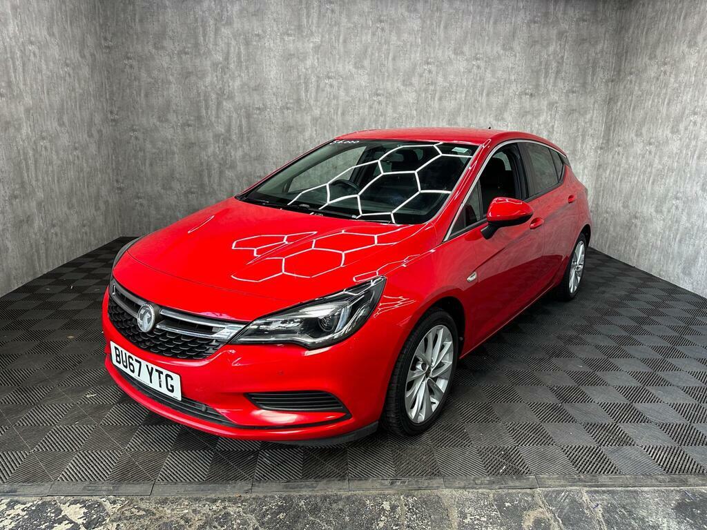 Vauxhall Astra 1.0I Turbo Ecotec Tech Line Nav Euro 6 S S Red