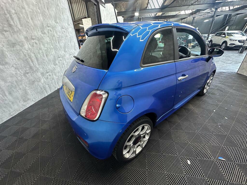 Fiat 500 Pop Blue #9