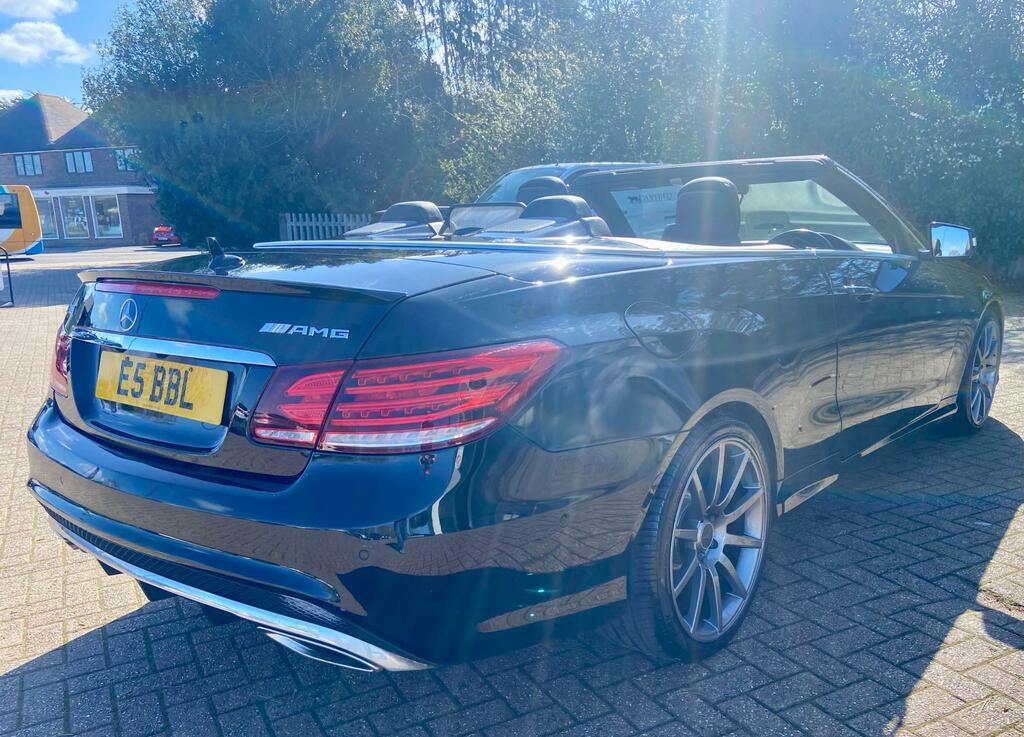 Mercedes-Benz E Class 3.0 E350d V6 Bluetec Amg Line Premium Cabriolet Black #6
