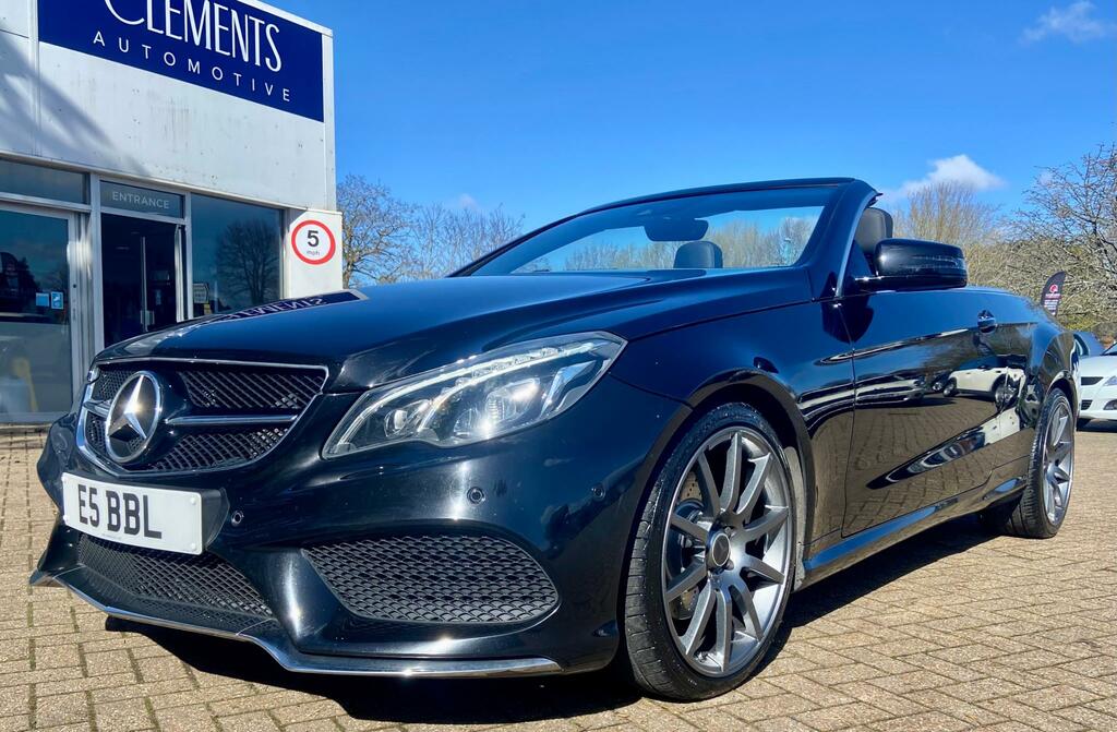 Mercedes-Benz E Class 3.0 E350d V6 Bluetec Amg Line Premium Cabriolet Black