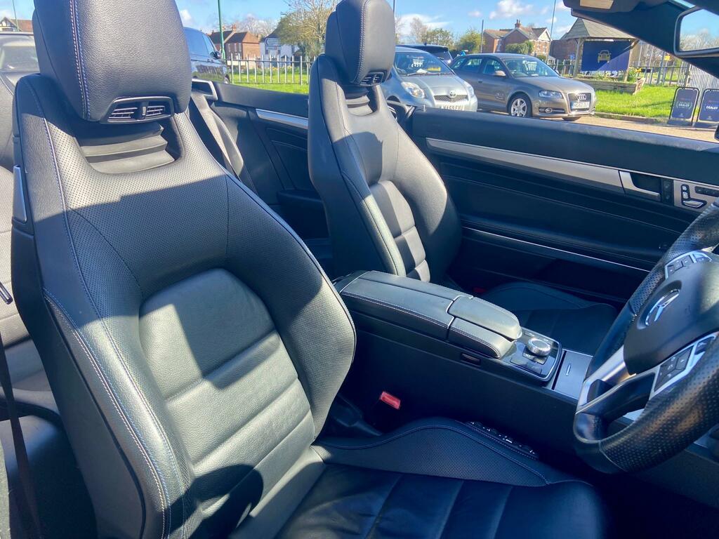 Mercedes-Benz E Class 3.0 E350d V6 Bluetec Amg Line Premium Cabriolet Black #5