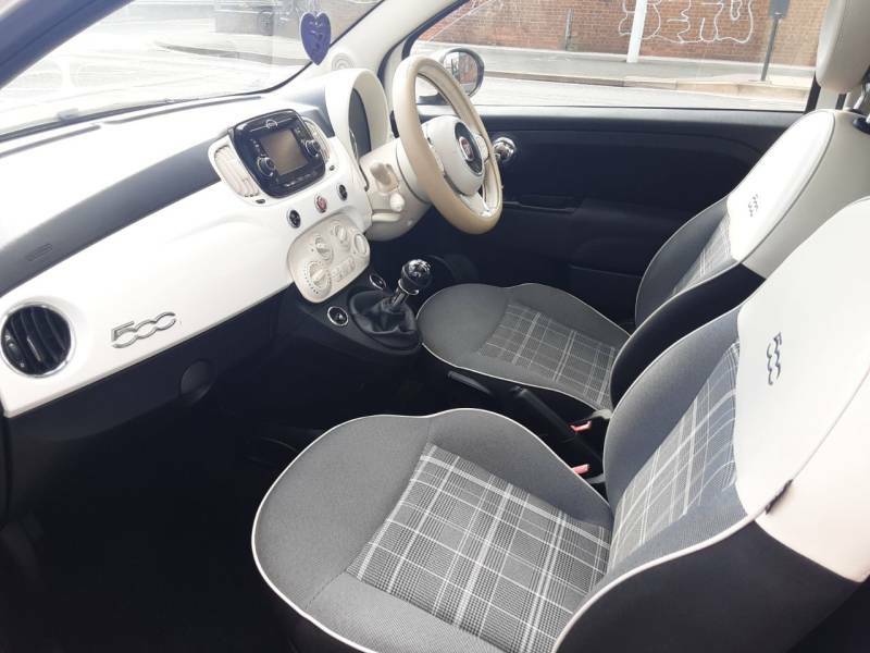Fiat 500 1.2 Lounge - 2018 68 MX68LRK White #6