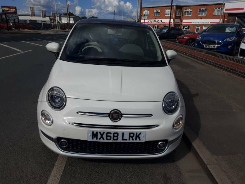 Fiat 500 1.2 Lounge - 2018 68 MX68LRK White #2