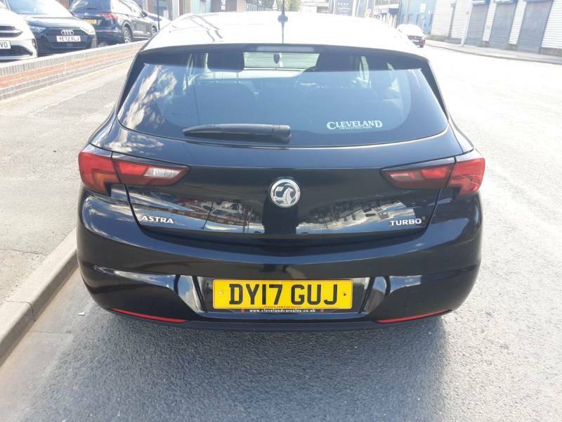 Vauxhall Astra 1.4T 16V 125 Design - 2017 17 DY17GUJ Black #4