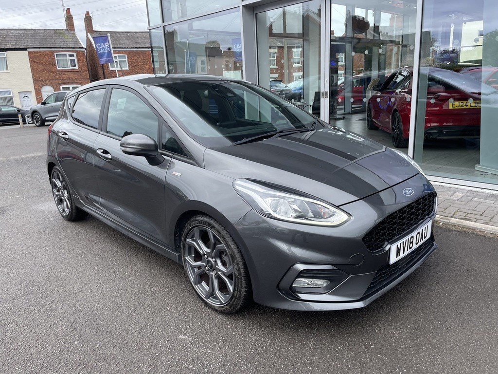 Ford Fiesta 1.0 Ecoboost St-line X WV18OAU Grey