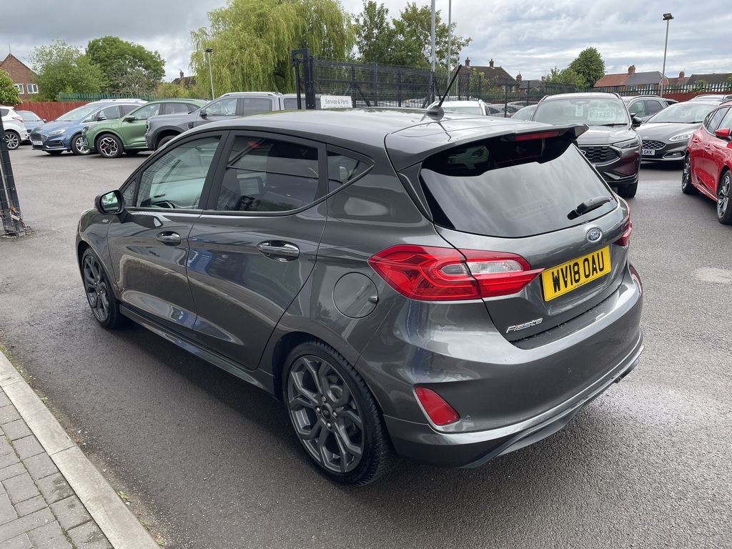 Ford Fiesta 1.0 Ecoboost St-line X WV18OAU Grey #4