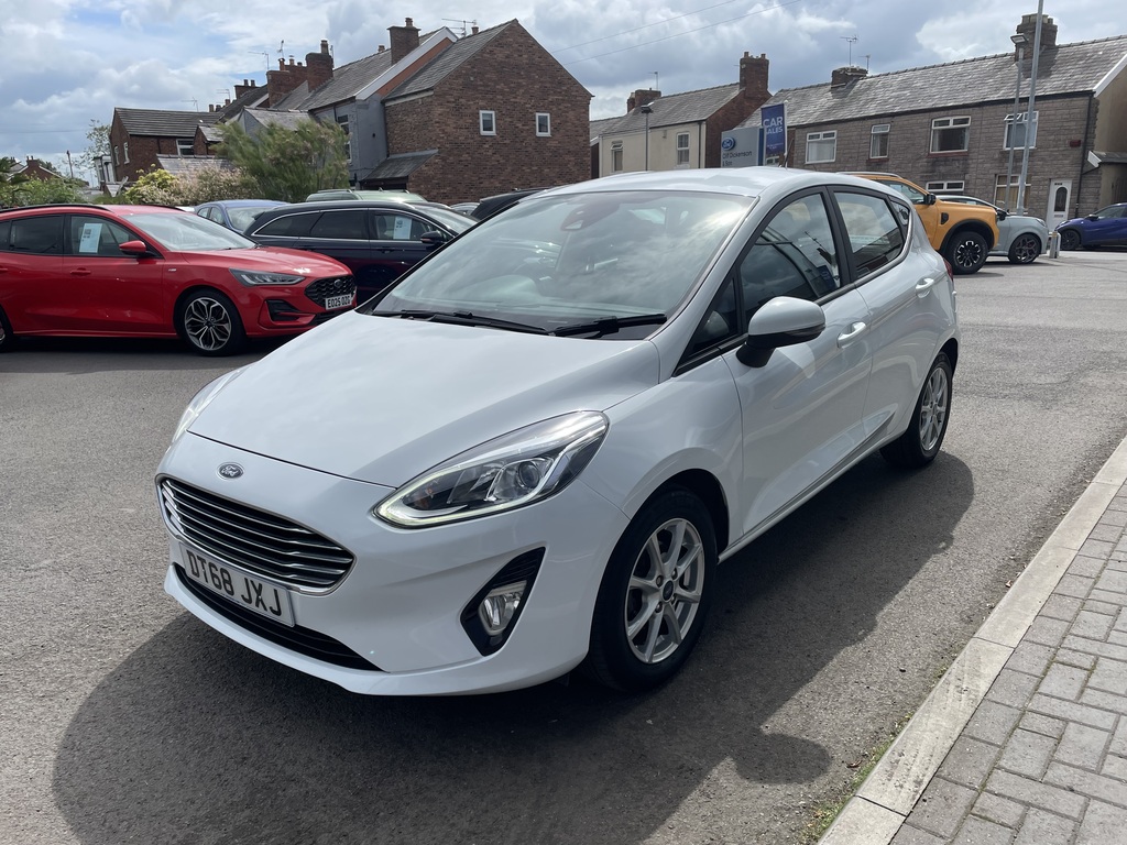 Ford Fiesta 1.0 Ecoboost Zetec Navigation DT68JXJ White #3