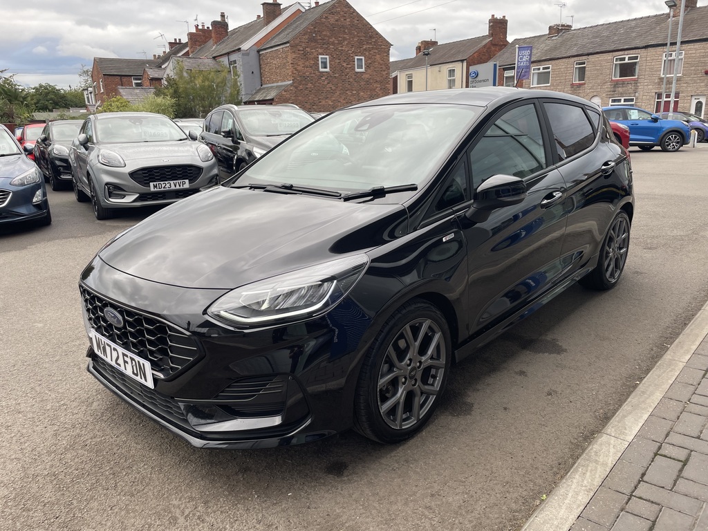 Ford Fiesta 1.0 Ecoboost Hybrid Mhev 125 St-line MW72FDN Black #3