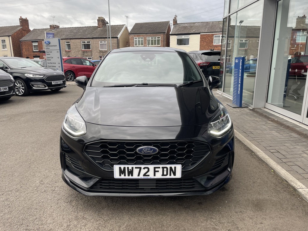 Ford Fiesta 1.0 Ecoboost Hybrid Mhev 125 St-line MW72FDN Black #2