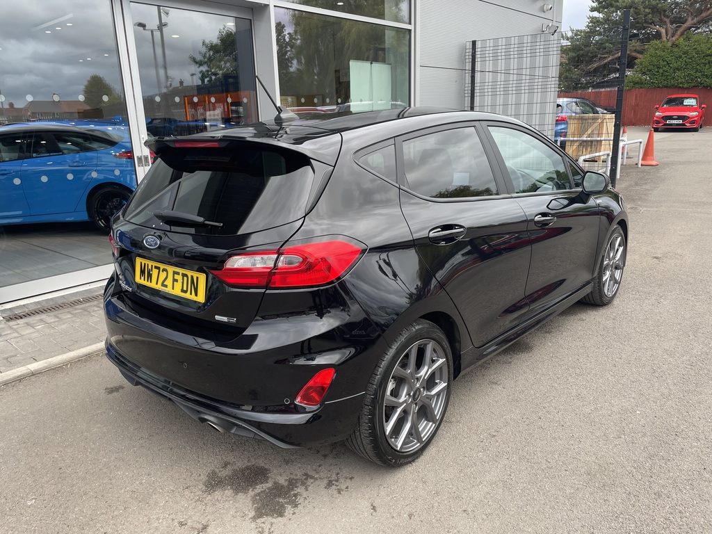 Ford Fiesta 1.0 Ecoboost Hybrid Mhev 125 St-line MW72FDN Black #6