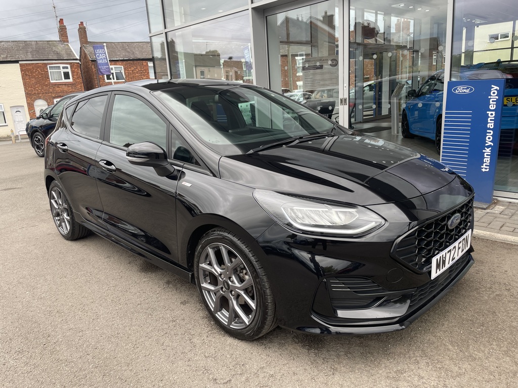 Ford Fiesta 1.0 Ecoboost Hybrid Mhev 125 St-line MW72FDN Black